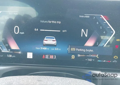 2024 BMW 330I из США, поврежденный, VIN 3MW69FF02R8E29828